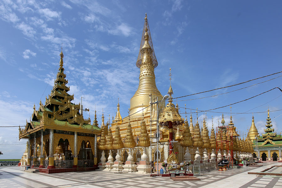 Shwesandaw Paya Pagoda, Pyay (Prome), Myanmar