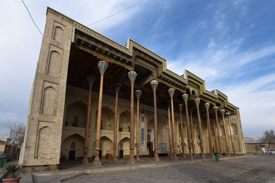 Bolo Hauz Mosque Bukhara Uzbekistan